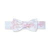 SS25 Little A AVA White & Pink Bunny Print Bow Headband
