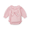 AW25 Little A JAYDEN Pink Bow Frill Romper