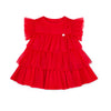 PREORDER AW25 Little A KHLOE Red Tulle Frill Dress