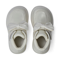 AW25 Little A BOWE White Bow Boots