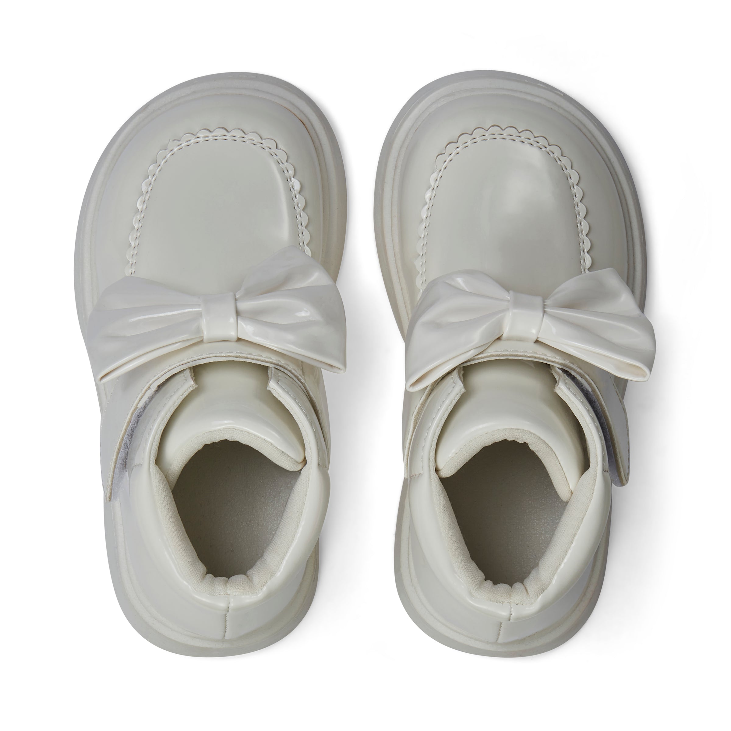 AW25 Little A BOWE White Bow Boots