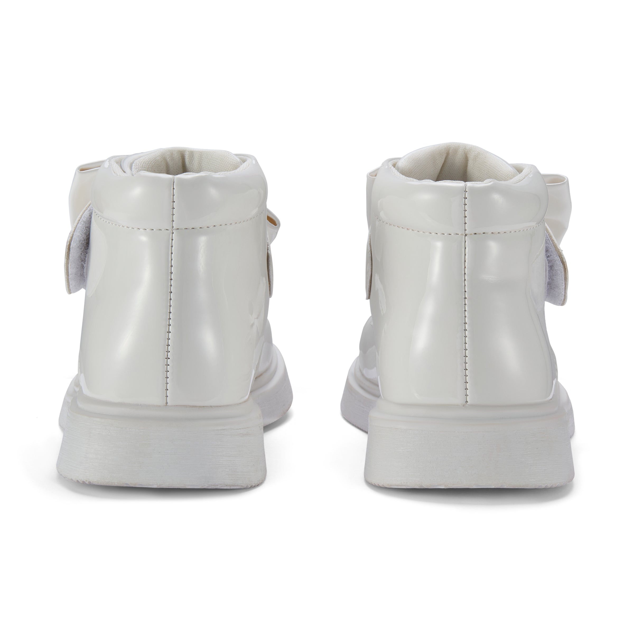 AW25 Little A BOWE White Bow Boots