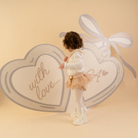 Little A Girls EMELYE Beige Tulle Jam Pants Set