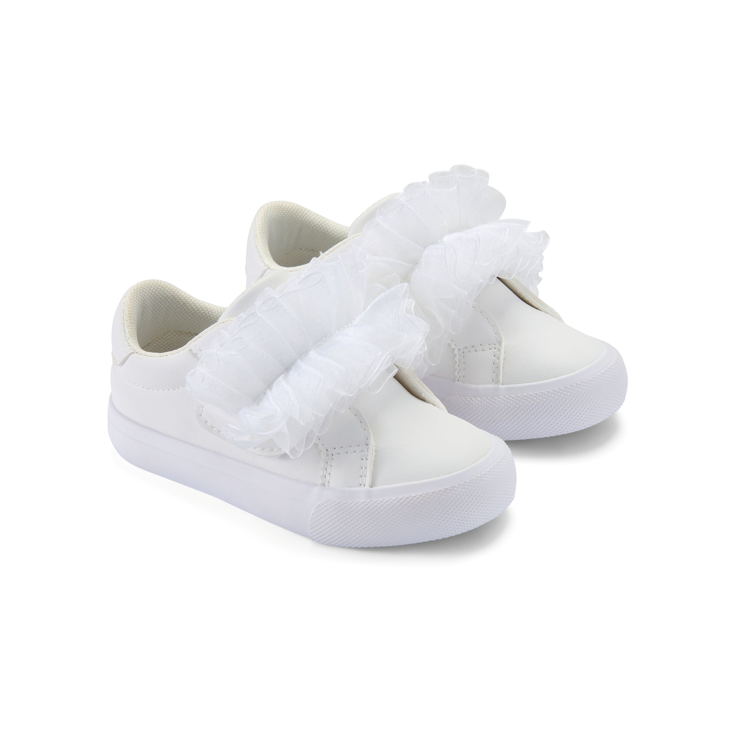 PREORDER SS26 Little A TULLY White Tulle Trainers