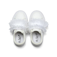PREORDER SS26 Little A TULLY White Tulle Trainers