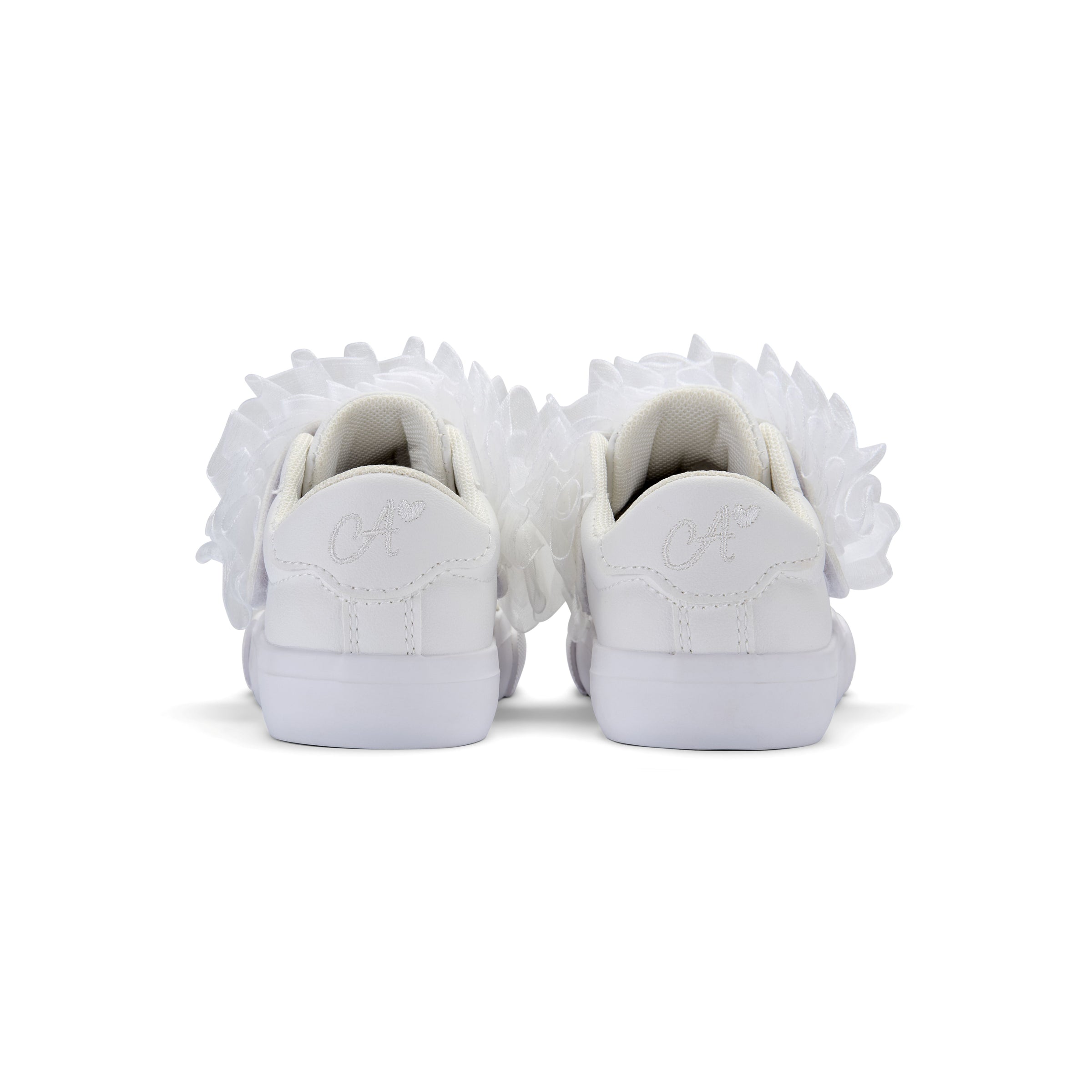 PREORDER SS26 Little A TULLY White Tulle Trainers