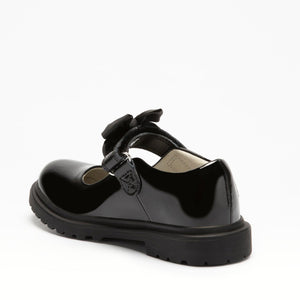 Lelli Kelly MAISIE Black Patent Leather Bow School Shoes