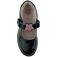 AW25 Lelli Kelly DAISY Black Patent Leather School Shoes