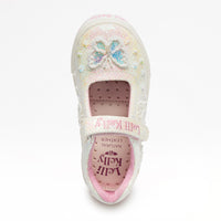 SS26 Lelli Kelly White Butterfly Floral Shoes