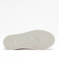 SS26 Lelli Kelly White Butterfly Floral Hi Tops