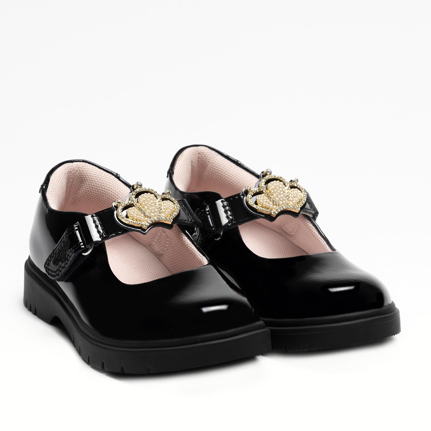AW25 Lelli Kelly VICTORIA Black Patent Leather School Shoes