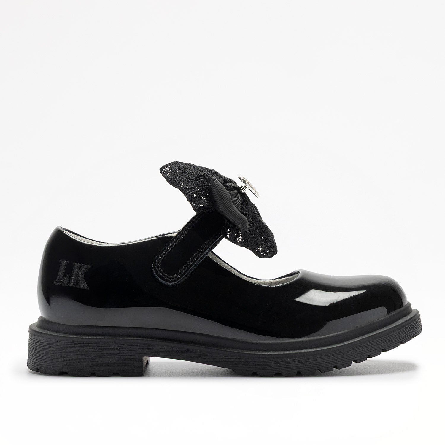 Lelli Kelly Girls MIA Black Patent Leather School Shoes