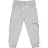 AW23 Mitch & Son NOEL & NATHANIAL Grey & Blue Tape Polo & Cargo Joggers Set