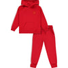 AW23 Mitch & Son OMAR Red & White Signature Tape Hooded Tracksuit