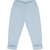 AW23 Mitch & Son Mini RORY White & Blue Teddy Logo Trouser Set
