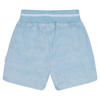 Mitch & Son Mini SEBASTIAN Sky Blue Terry Towelling Sweatshirt & Short 3 Piece Set