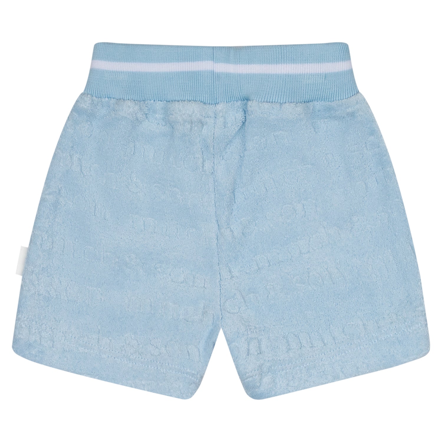 Mitch & Son Mini SEBASTIAN Sky Blue Terry Towelling Sweatshirt & Short 3 Piece Set