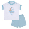 Mitch & Son Mini SUTTON Bright White Boat Short Set