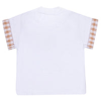 Mitch & Son Mini SKYLAR Sand Gingham Boat Short Set