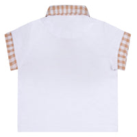 Mitch & Son Mini SAMUEL Bright White Polo Short Set