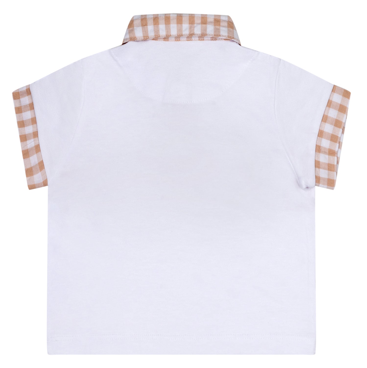 Mitch & Son Mini SAMUEL Bright White Polo Short Set