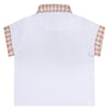 SS24 Mitch & Son Mini SAMUEL Bright White Polo Short Set