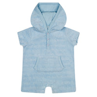 Mitch & Son Mini SANTIAGO Sky Blue Terry Towelling Romper