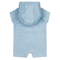 Mitch & Son Mini SANTIAGO Sky Blue Terry Towelling Romper