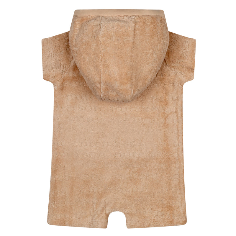 Mitch & Son Mini SANTIAGO Sand Terry Towelling Romper