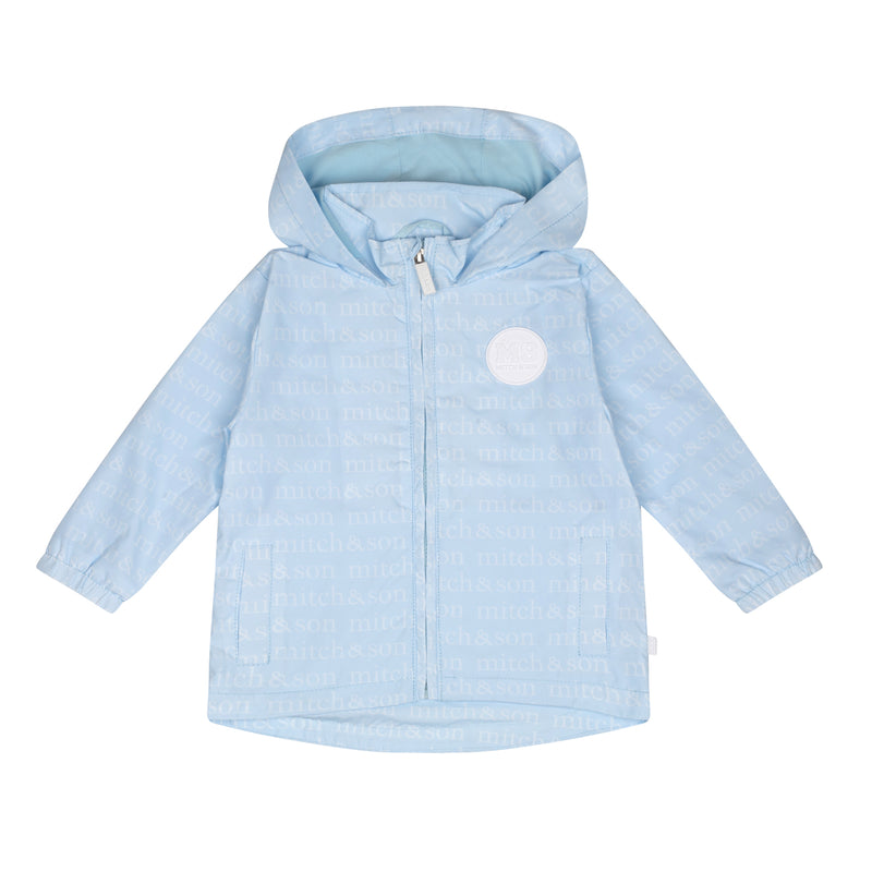 SS24 Mitch & Son TED Sky Blue Print Hooded Jacket
