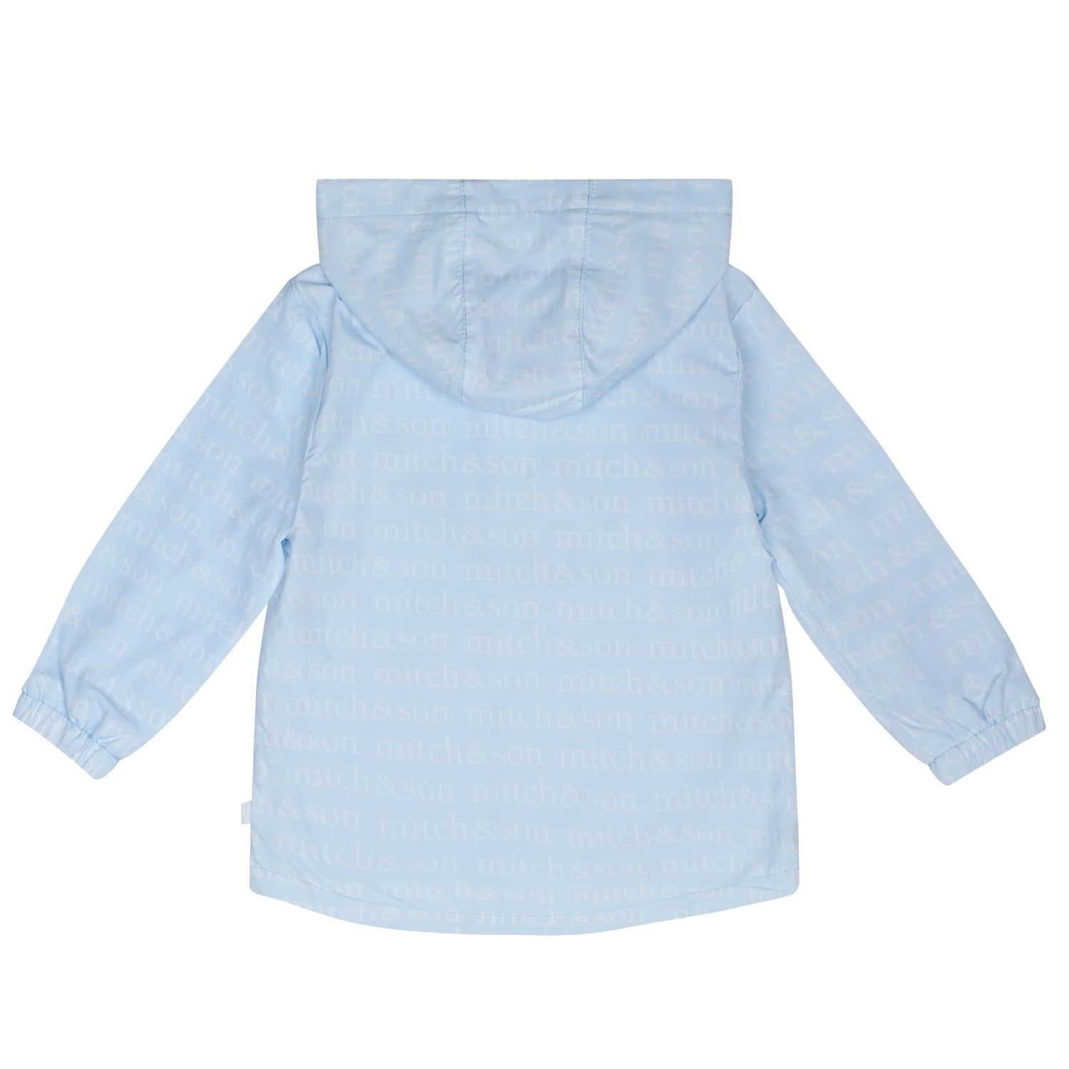 Mitch & Son TED Sky Blue Print Hooded Jacket