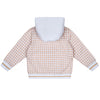 Mitch & Son TIMMY Sand Gingham Hooded Jacket
