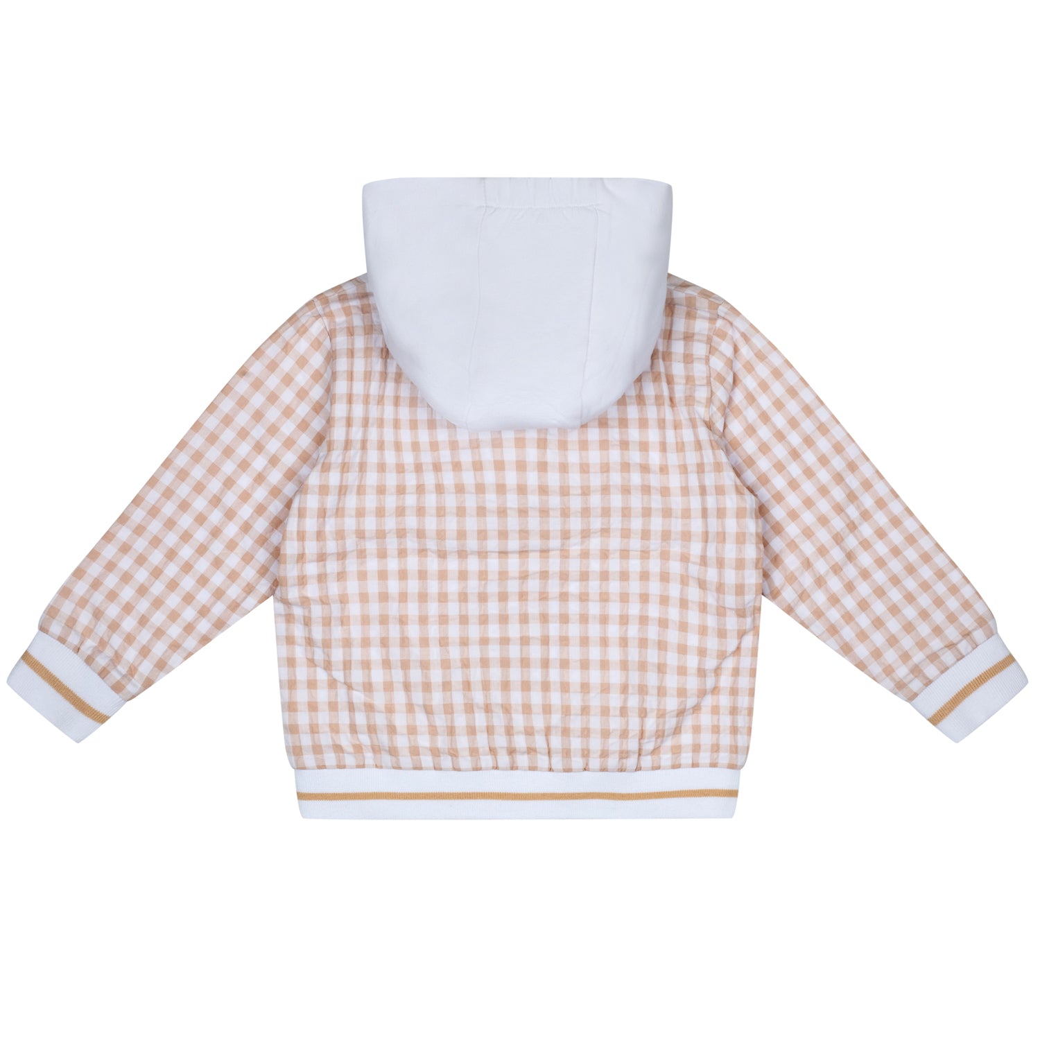 Mitch & Son TIMMY Sand Gingham Hooded Jacket