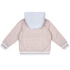 SS24 Mitch & Son TIMMY Sand Gingham Hooded Jacket
