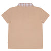 Mitch & Son TATE Sand Gingham Polo Short Set