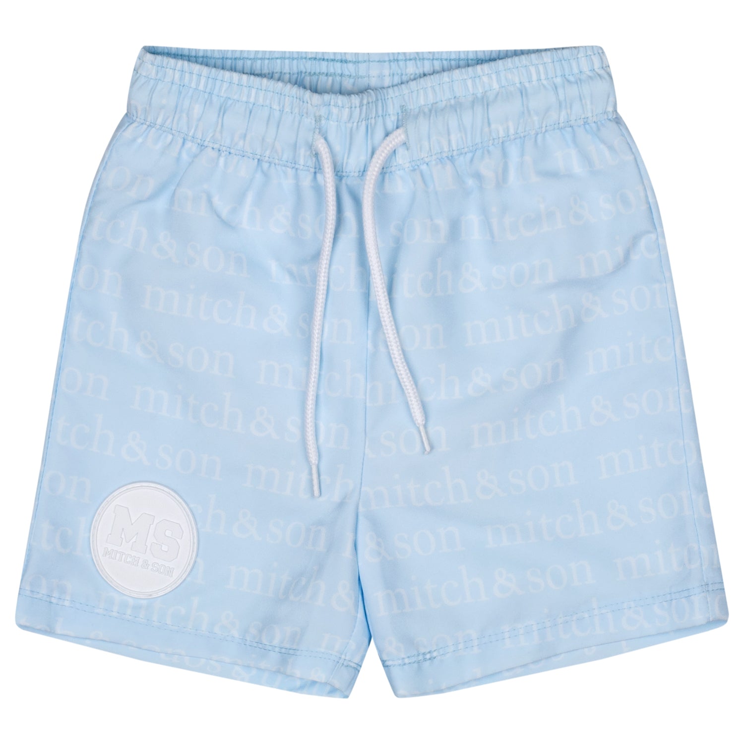 Mitch & Son TRISTON Sky Blue Print Swim Short