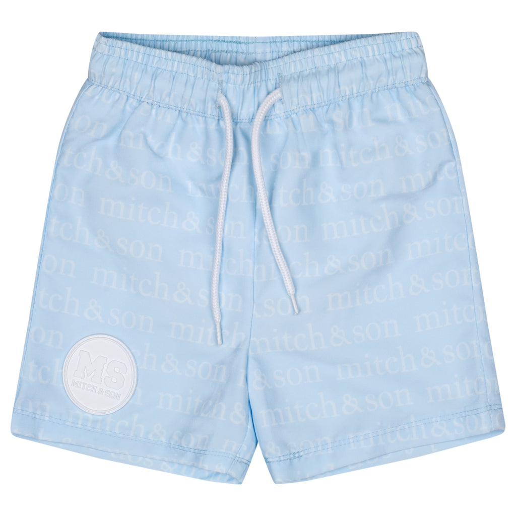 SS24 Mitch & Son TRISTON Sky Blue Print Swim Short