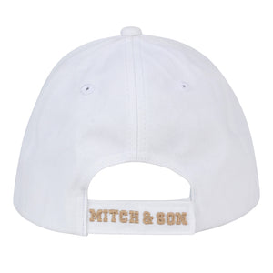 SS24 Mitch & Son TARAK Bright White Logo Cap