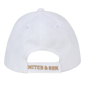SS24 Mitch & Son TARAK Bright White Logo Cap