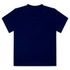 SS24 Mitch & Son Junior WAYNE & WOLF Blue Navy & Lime Sherbet Rubber Logo T-Shirt & Sweat Short Set