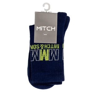 SS24 Mitch & Son Junior WEST Blue Navy Sport Socks