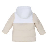Mitch & Son ALFIE Beige Faux Fur Padded Jacket