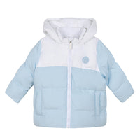Mitch & Son ALFIE Pale Blue Faux Fur Padded Jacket