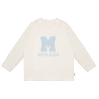 Mitch & Son ALBIE & ASHER Pale Blue Logo Zipper Three Piece Hoody Tracksuit