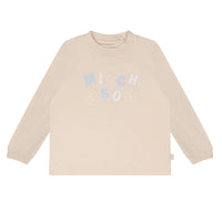 Mitch & Son ANT Beige Logo Long Sleeve Top