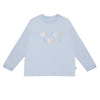 AW24 Mitch & Son ANT Pale Blue Logo Long Sleeve Top