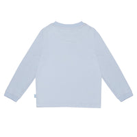 Mitch & Son ANT Pale Blue Logo Long Sleeve Top