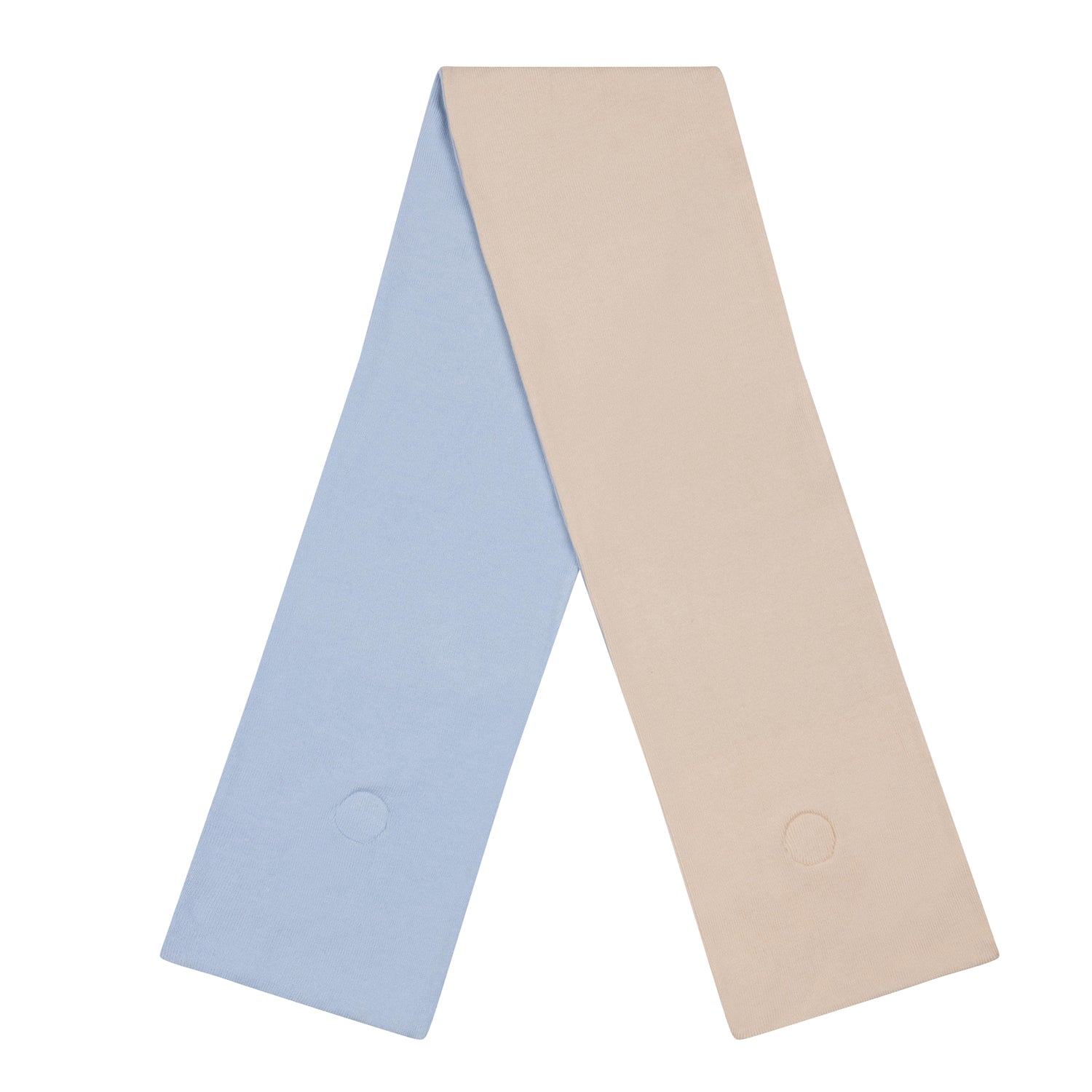 Mitch & Son AXWELL Pale Blue & Beige Reversible Scarf
