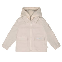 Mitch & Son BILLY Beige Twill Hooded Shacket