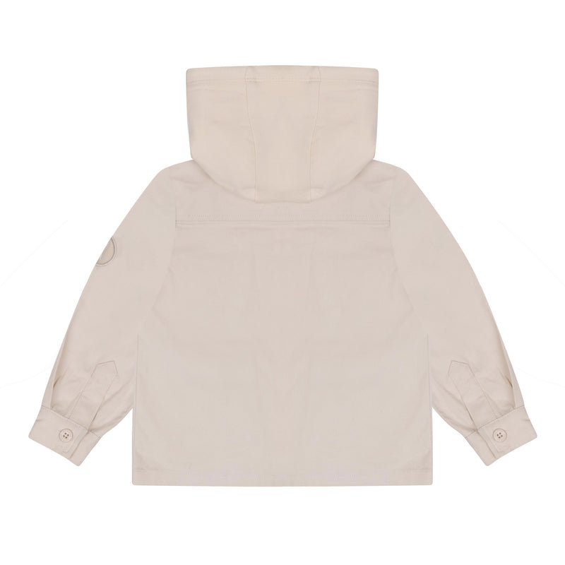 Mitch & Son BILLY Beige Twill Hooded Shacket